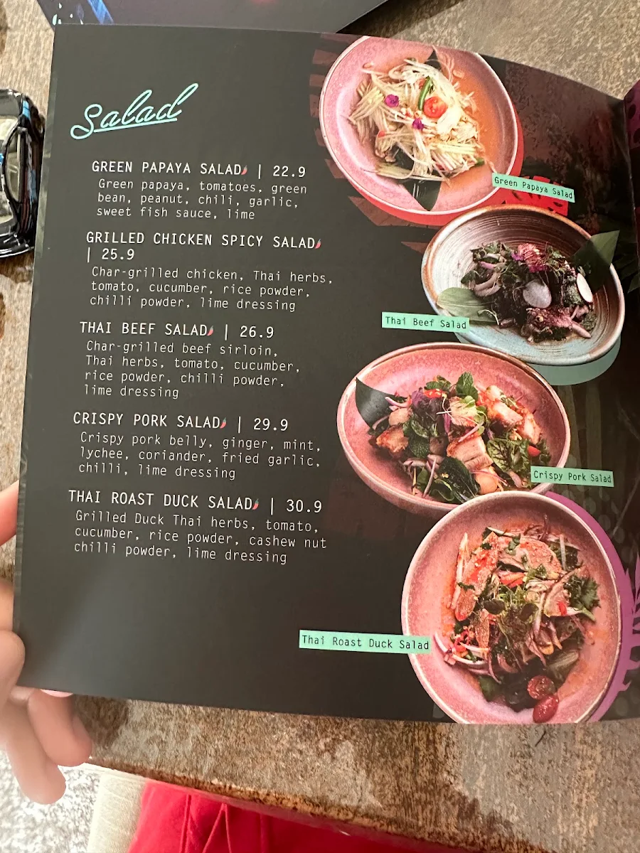 Menu, SPICE Kitchen and Bar Broadbeach