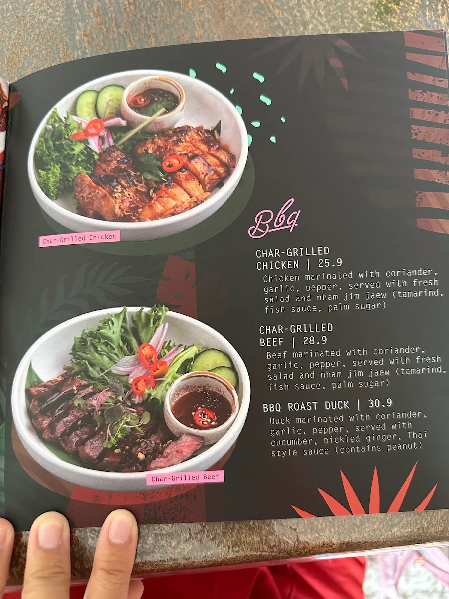 Menu, SPICE Kitchen and Bar Broadbeach