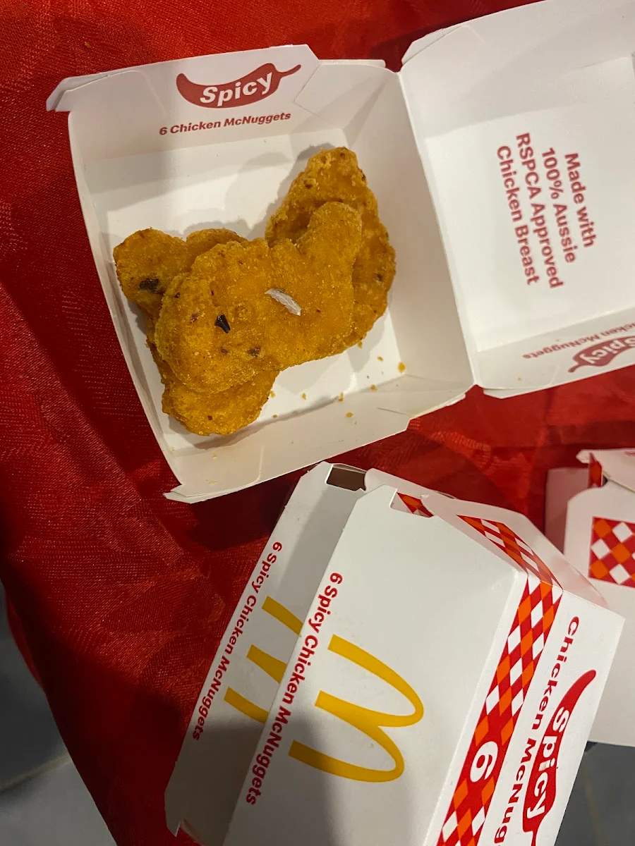 Menu, McDonald's