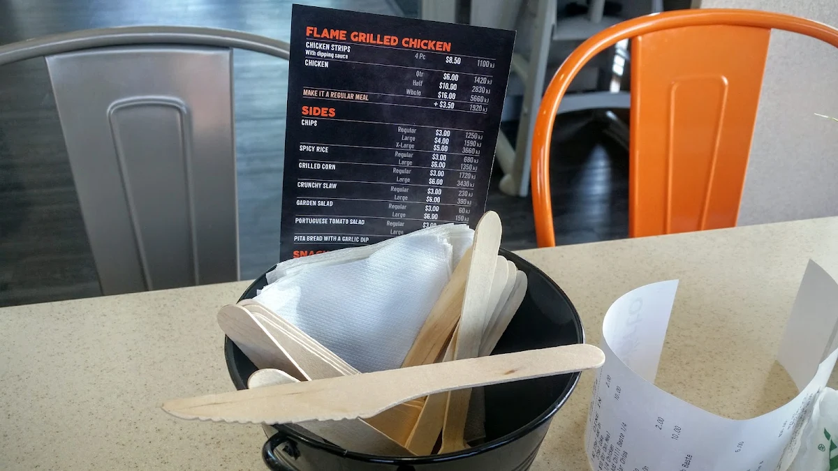 Menu, Oporto Balcatta Drive Thru
