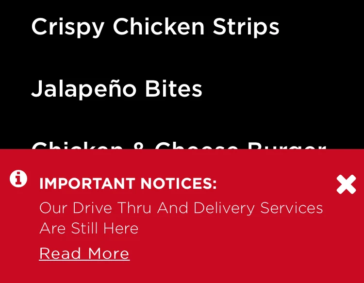 Menu, Oporto Balcatta Drive Thru