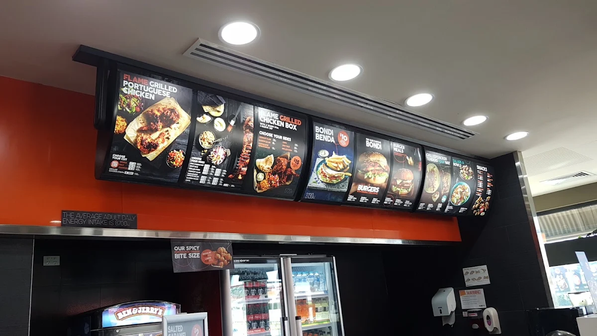 Menu, Oporto Balcatta Drive Thru