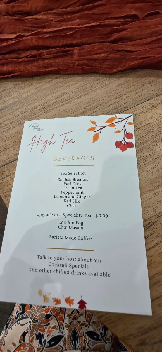Menu, Woolshed Kitchen by Fine Spun