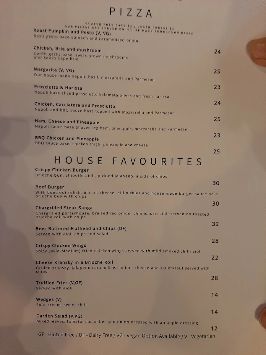 Menu, Elements Bar & Dining