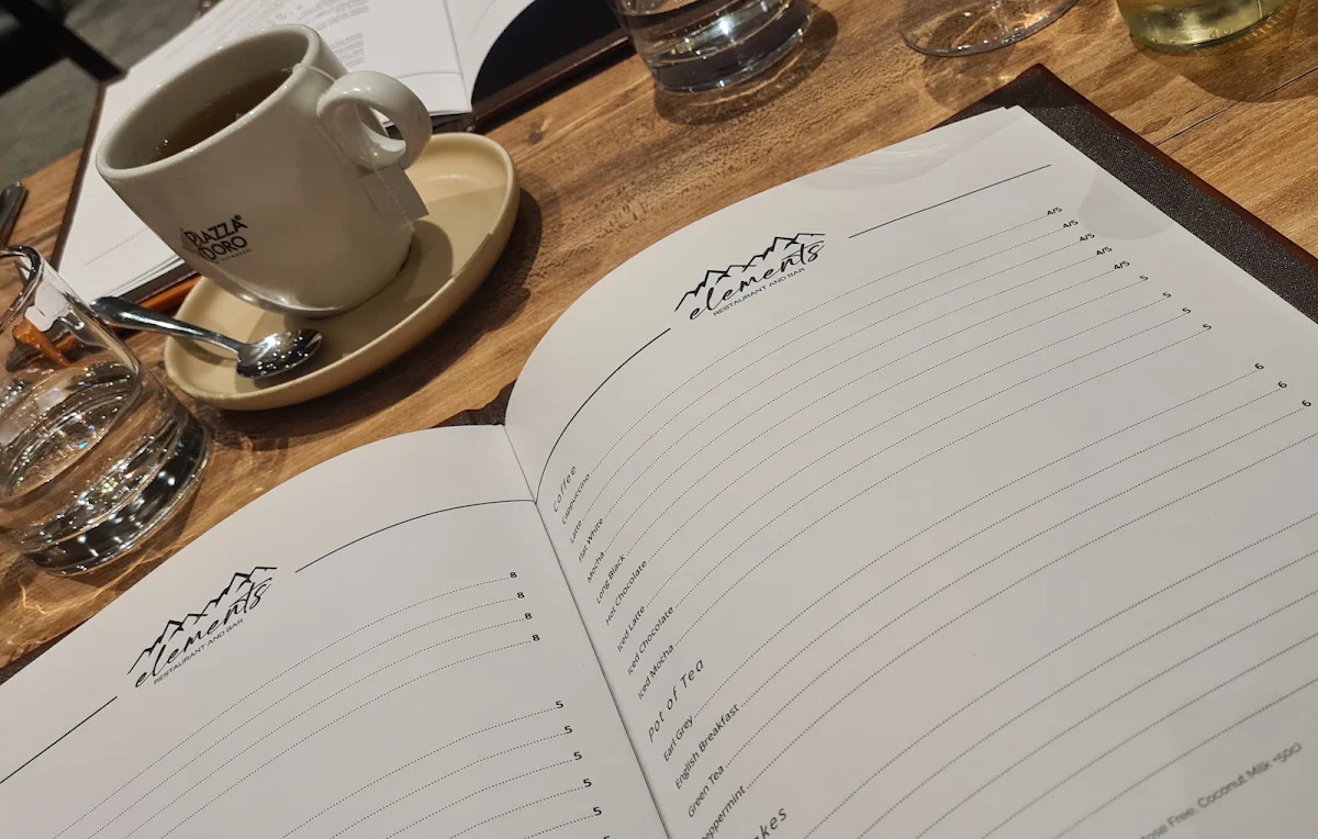 Menu, Elements Bar & Dining