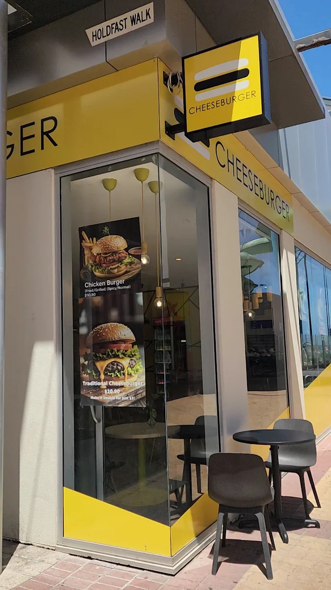 Menu, Cheeseburger Glenelg
