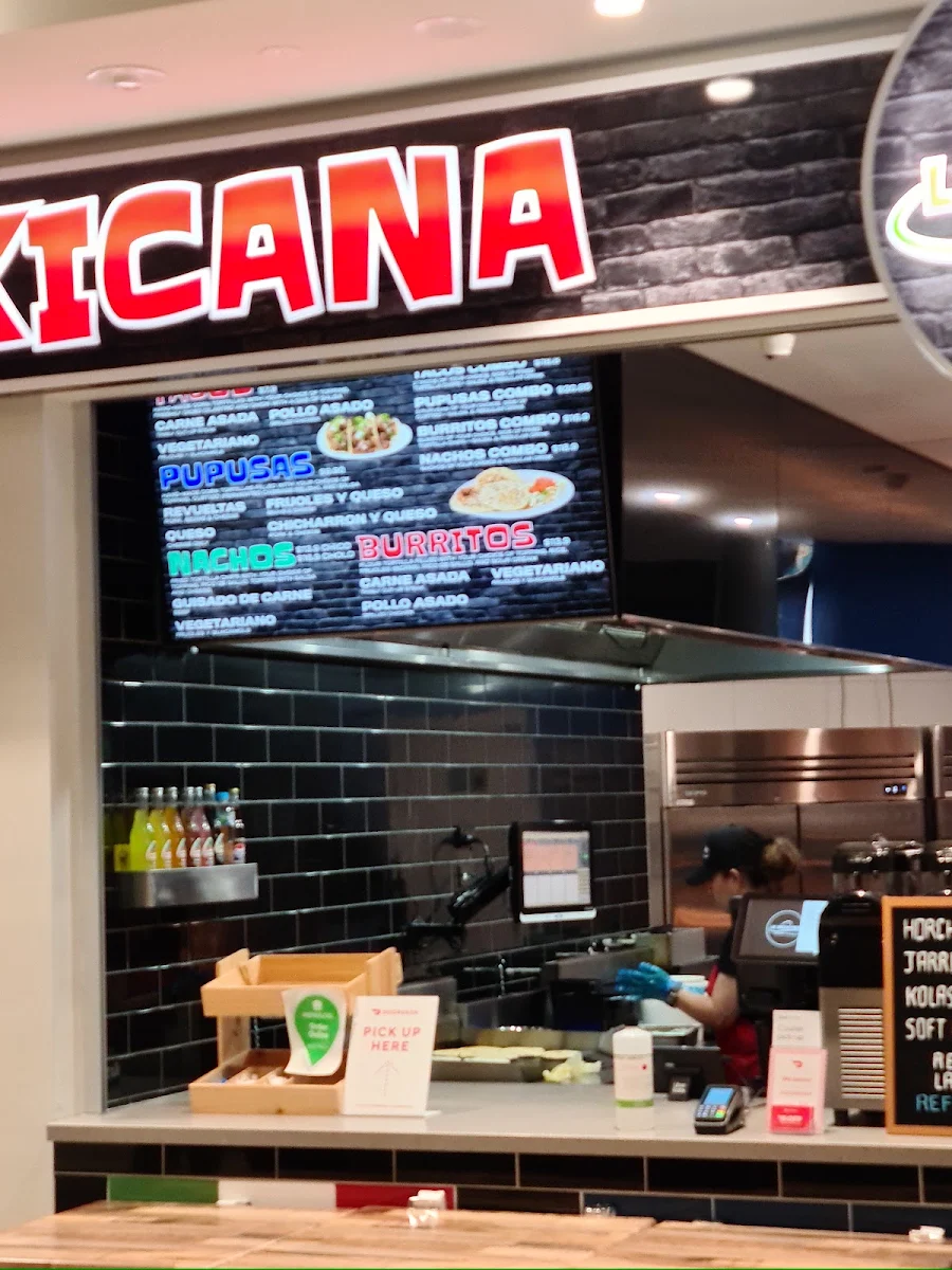 Menu, La Mexicana
