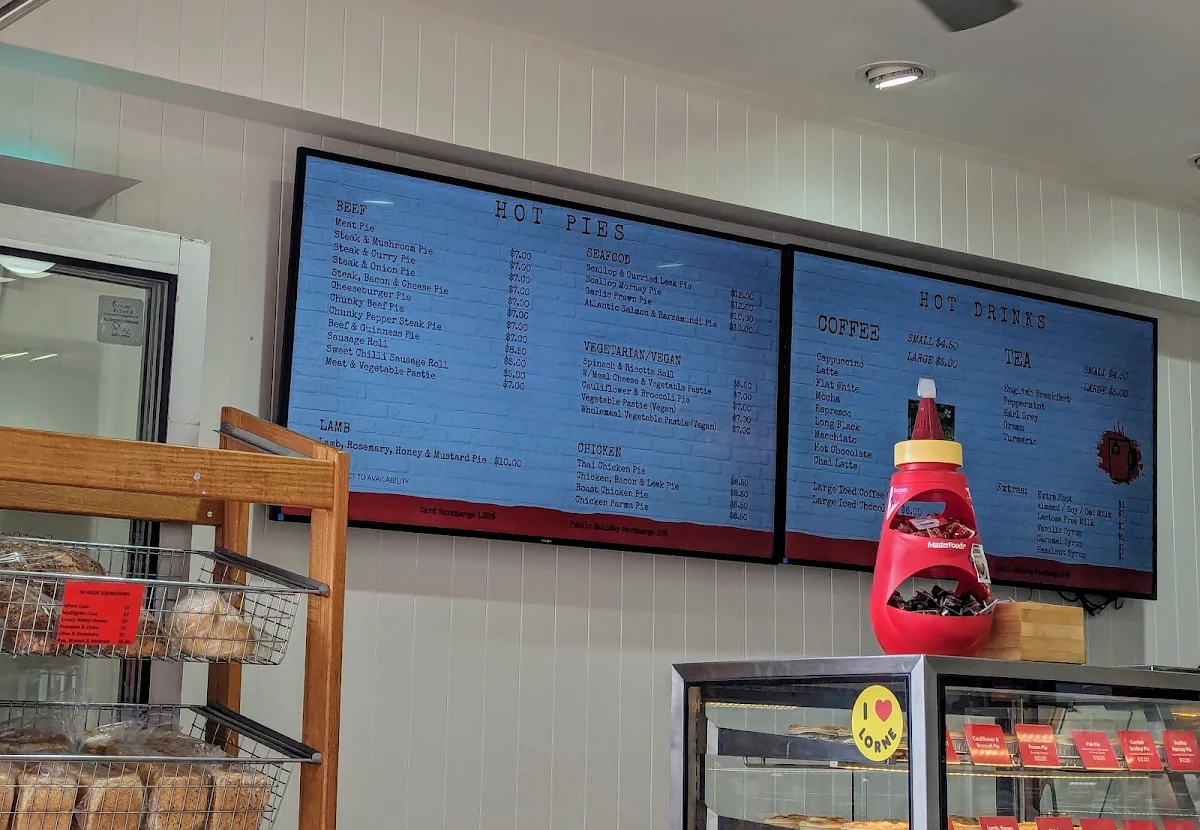 Menu, Brunch Box Cafe Lorne