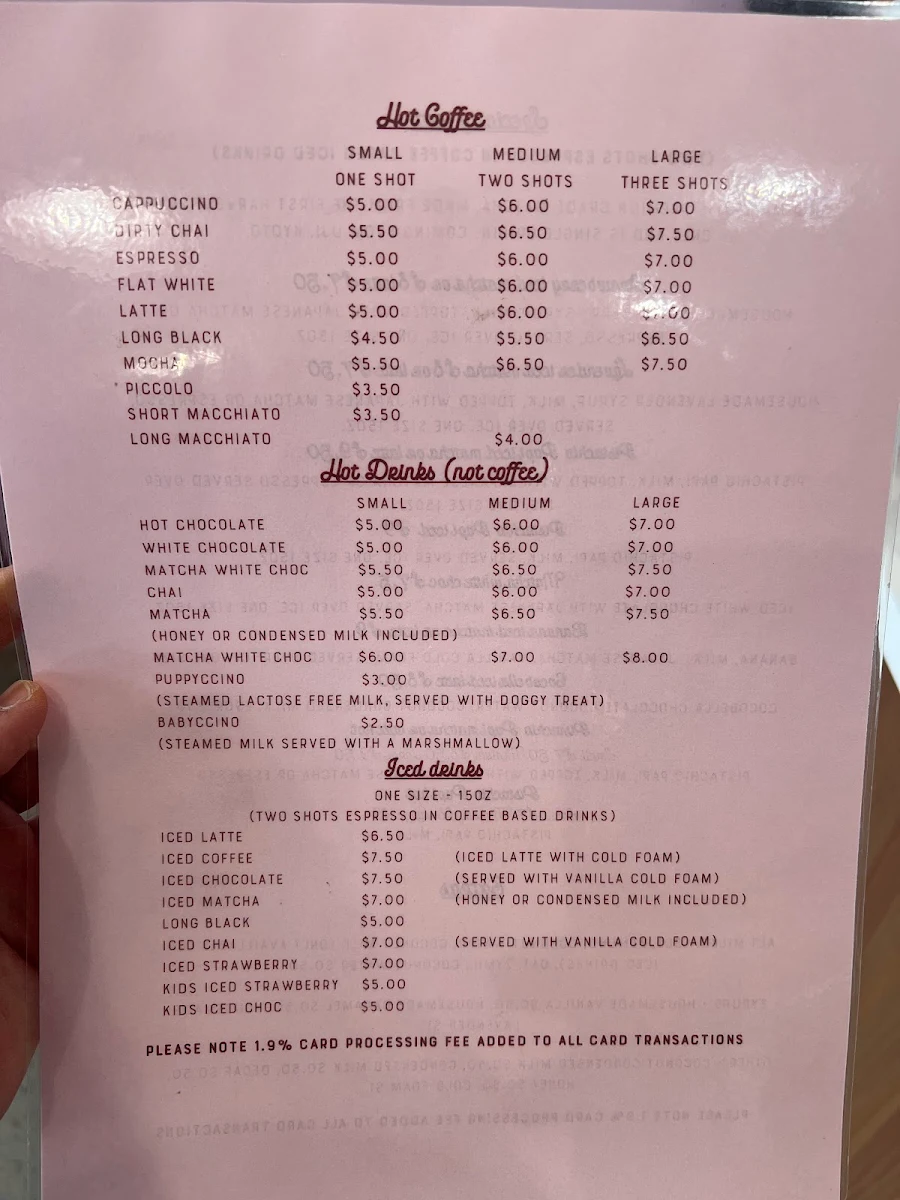 Menu, PB & Js