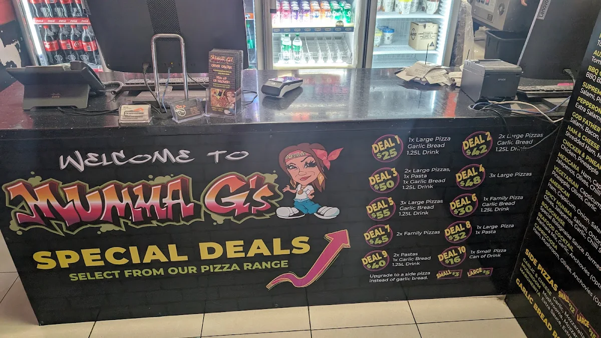 Menu, Mumma Gs Pizza & Pasta