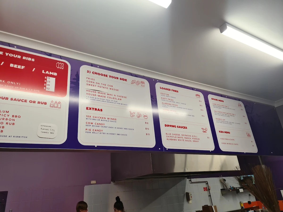 Menu, Rib Witch