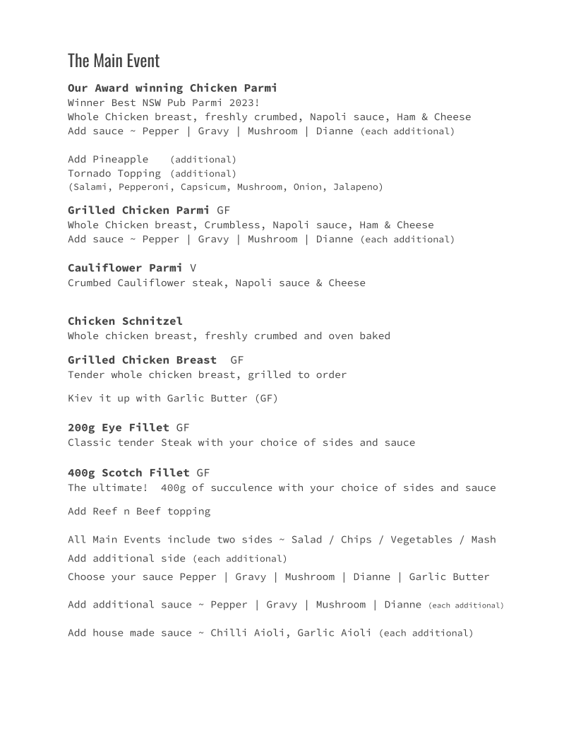 Menu photo 1