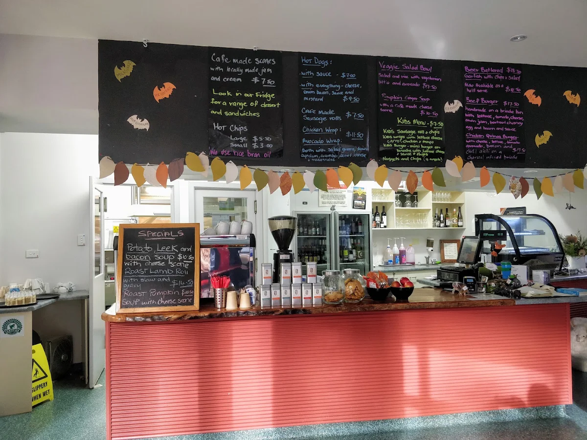 Menu, Caves Cafe