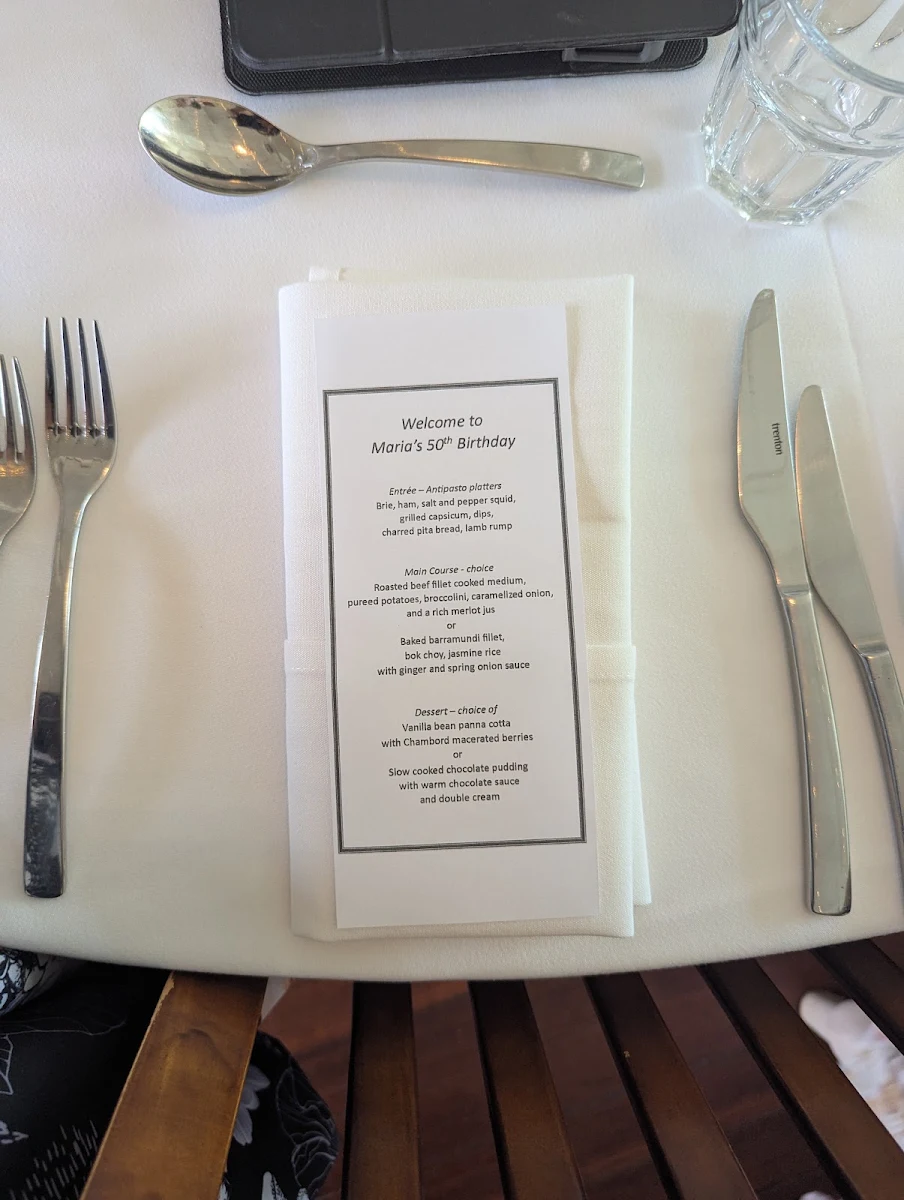 Menu, Watershed