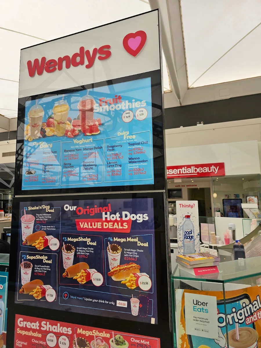 Menu, Wendy's