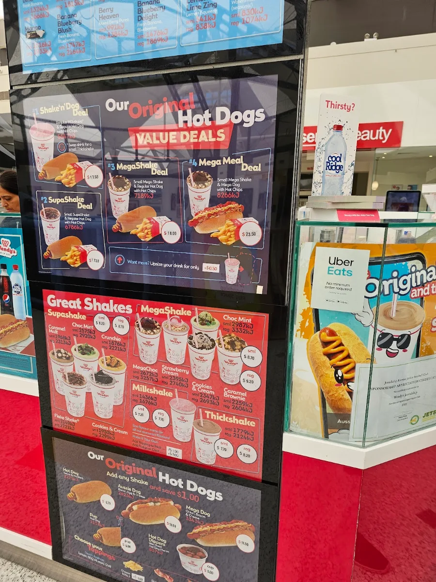 Menu, Wendy's