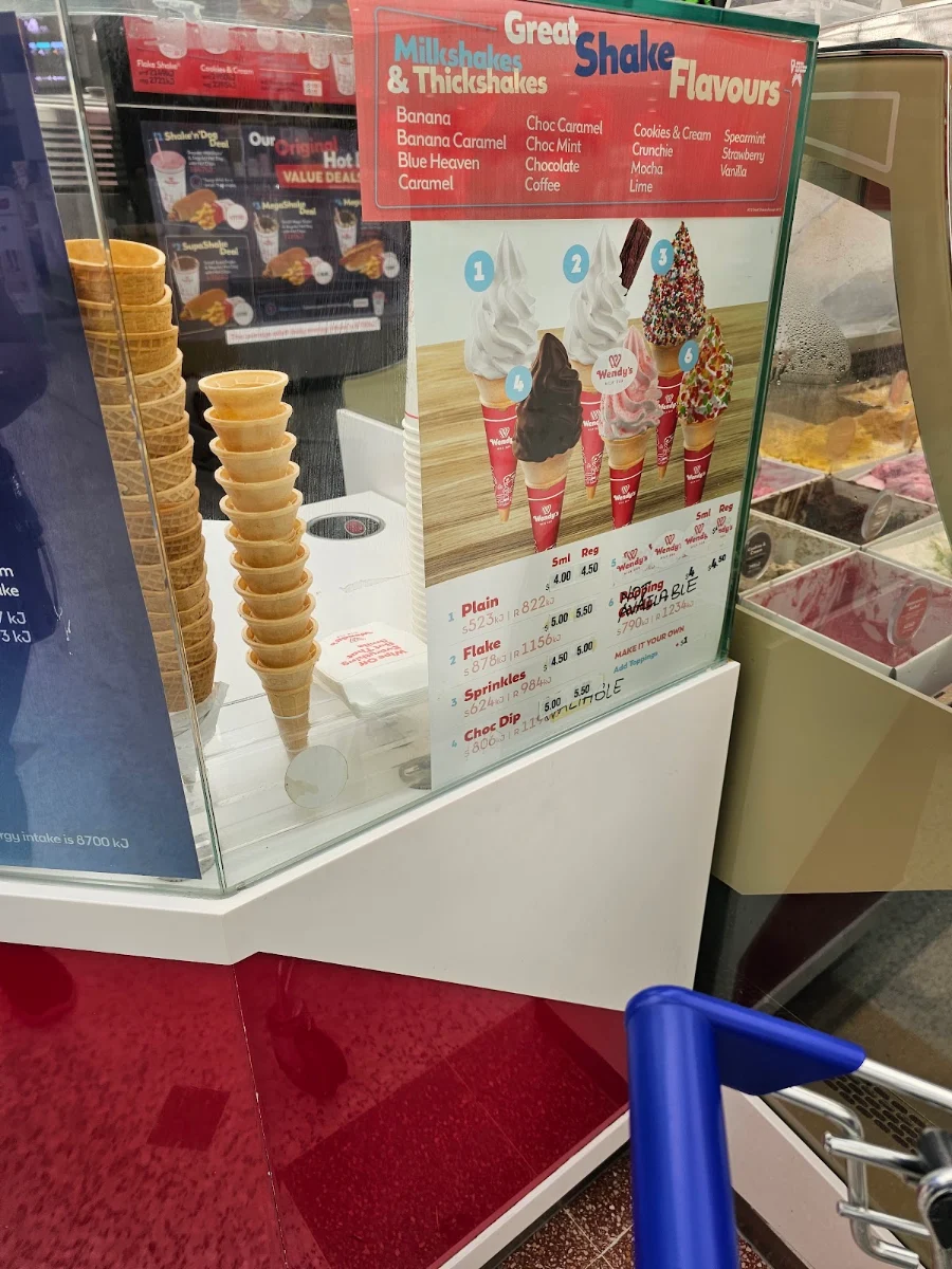 Menu, Wendy's