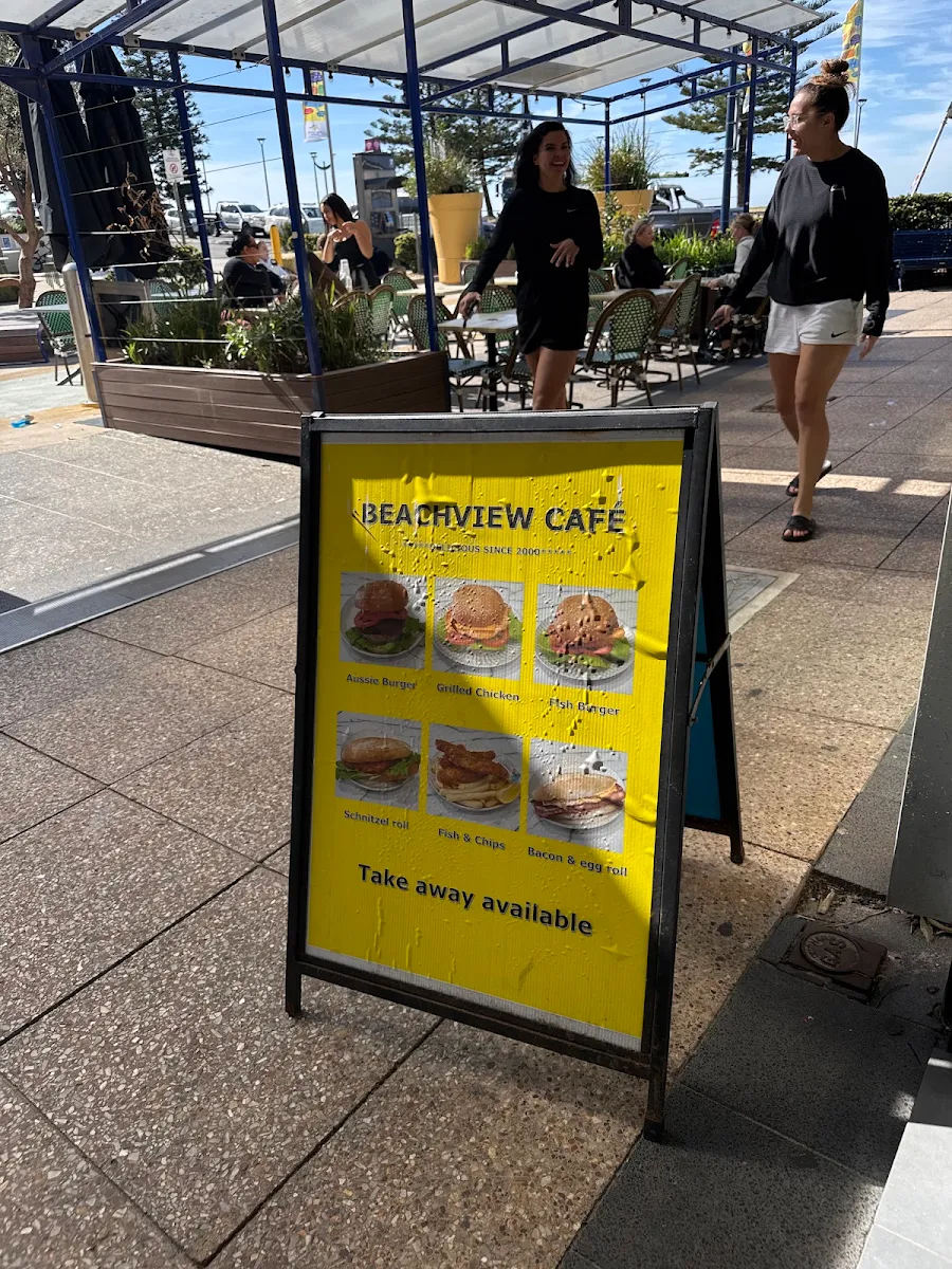 Menu, Beachview Cafe