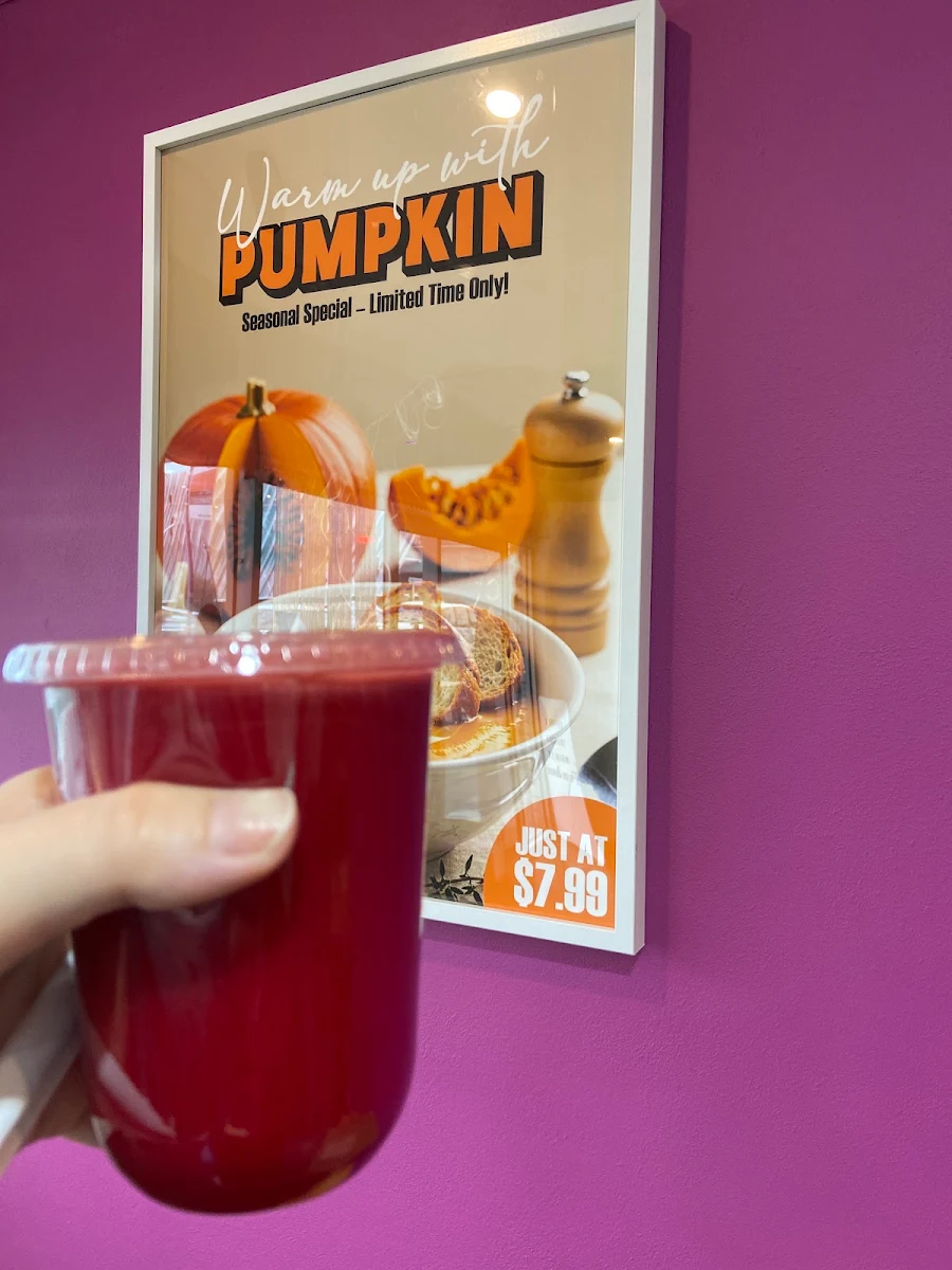 Menu, Blend N’ Brew