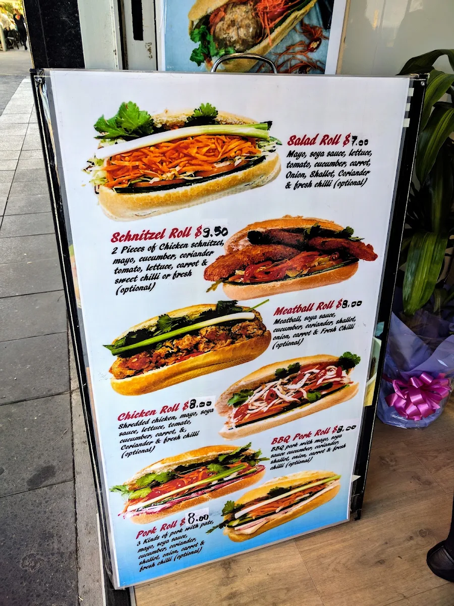 Menu, Aimee's Banh Mi