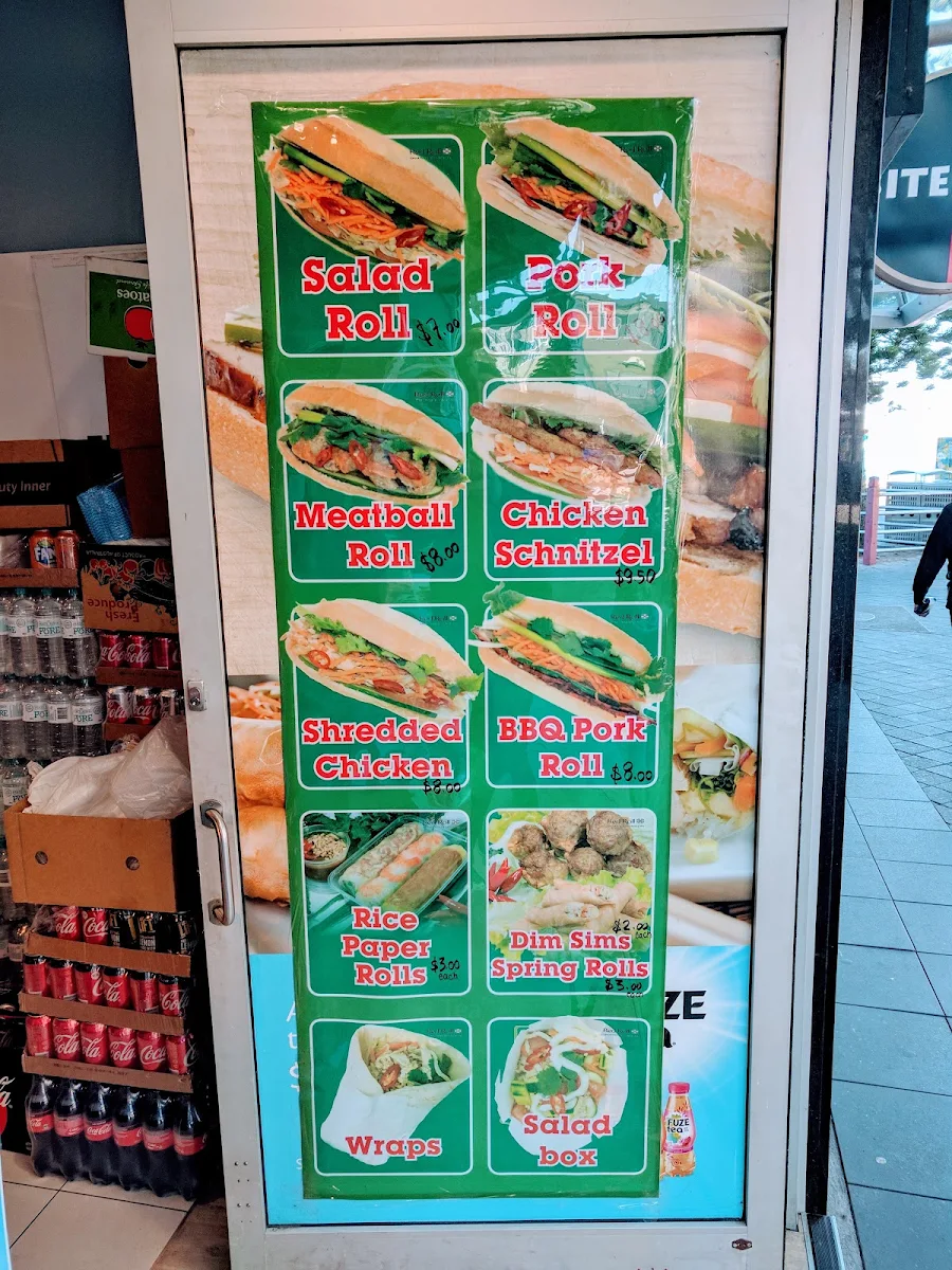 Menu, Aimee's Banh Mi