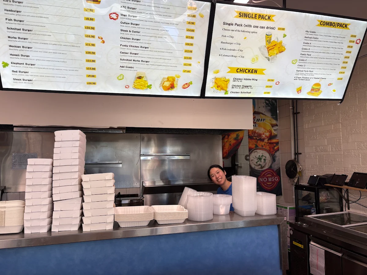 Menu, K&J Takeaway