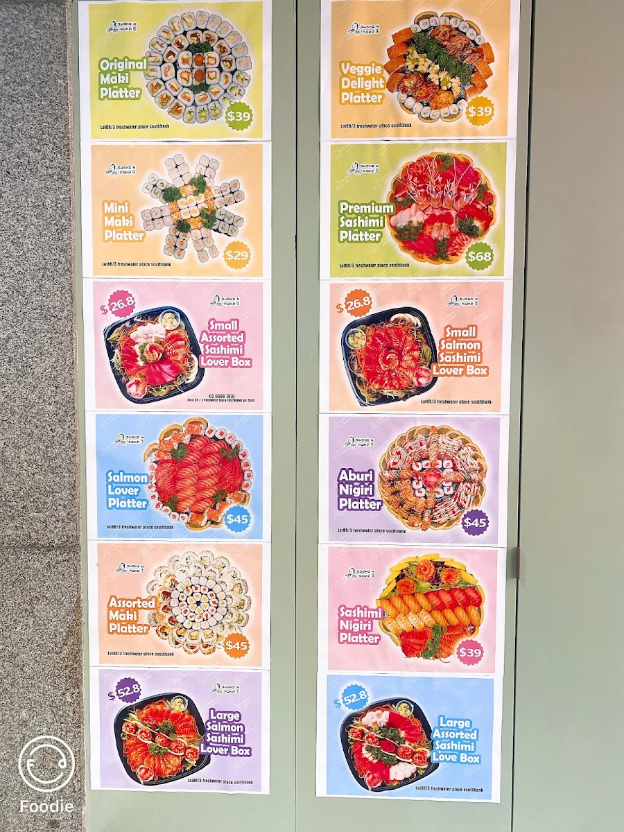 Menu, United Sushi