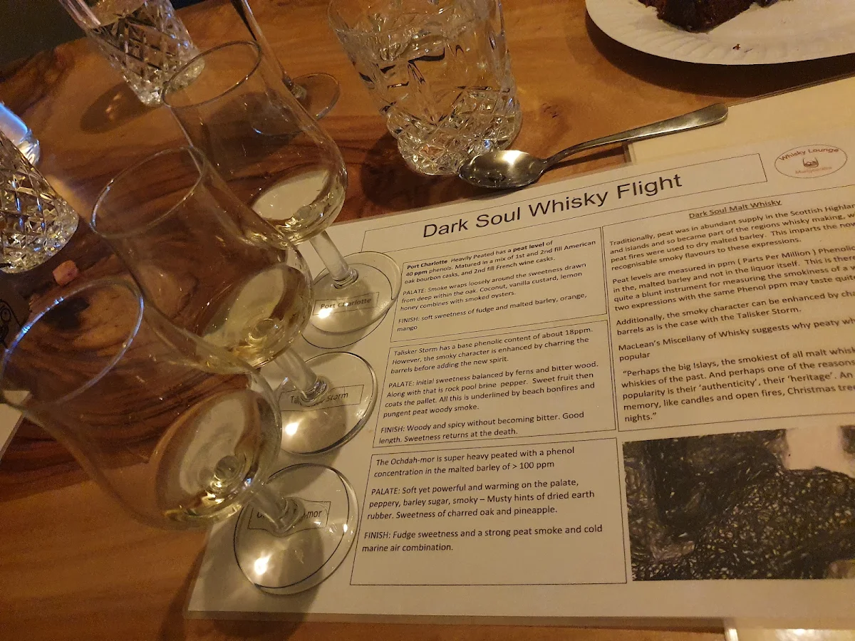 Menu, Whisky Lounge