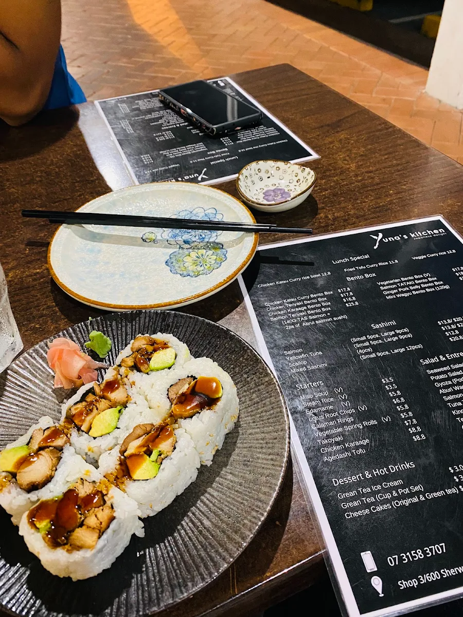 Menu, Yuna's Kitchen