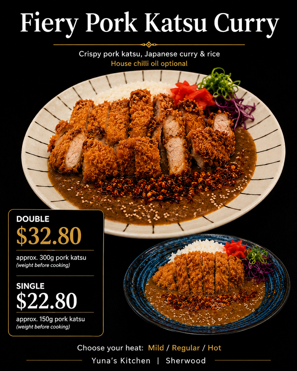 Menu, Yuna's Kitchen