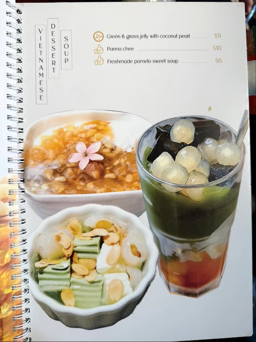 Menu, Com Ga Ba Nga Hoi An Cabramatta