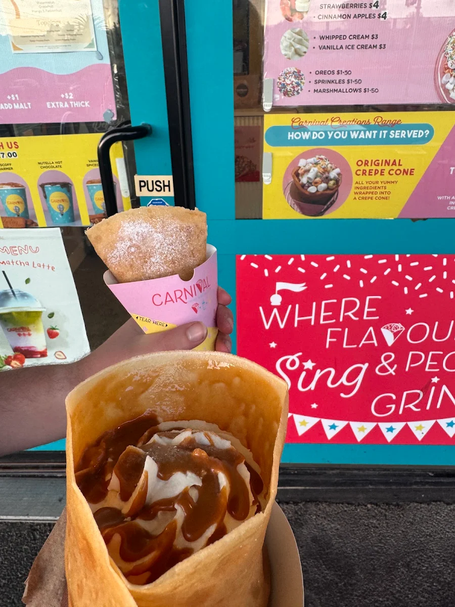 Food & drink, Carnival Crepes, Shakes and Caffeine