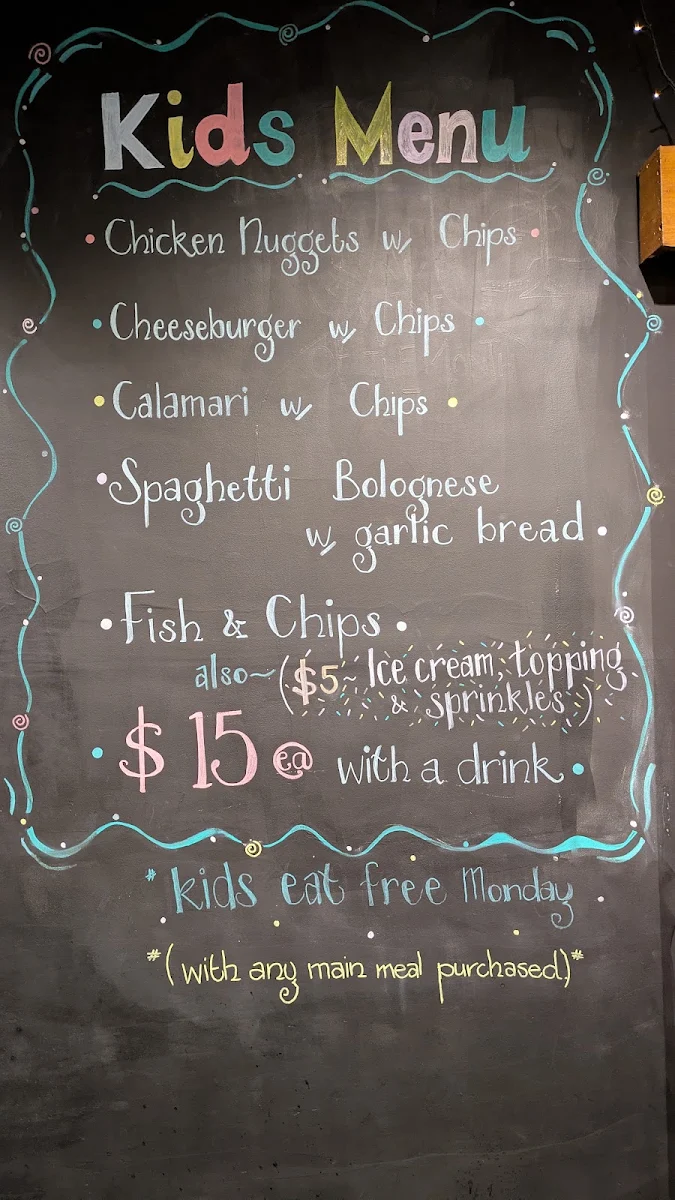 Menu, Royal Mail Hotel, Sebastopol