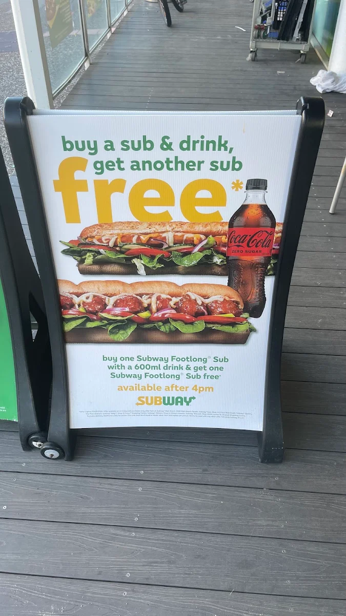 Menu, Subway