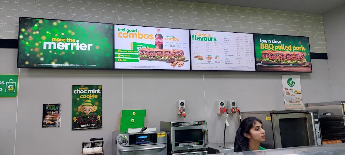 Menu, Subway