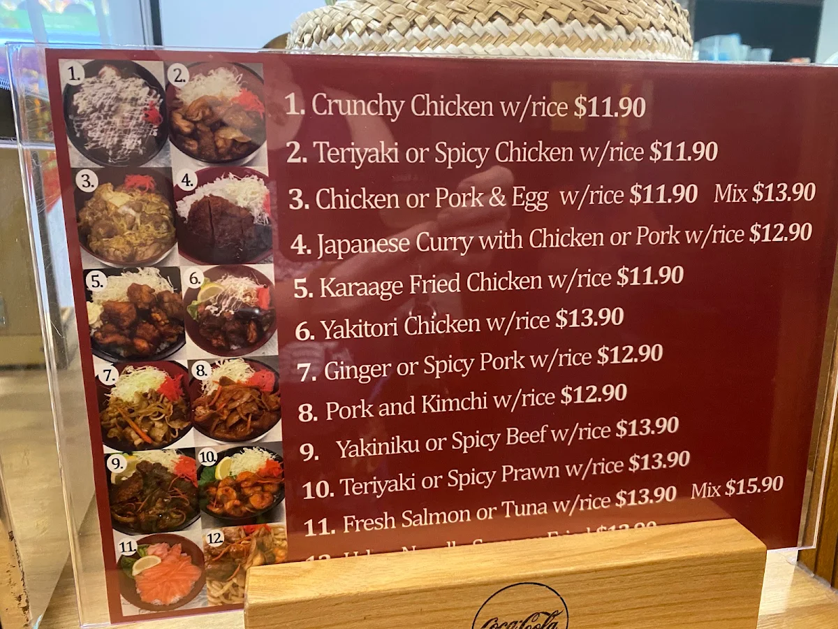 Menu, Lantern Lane