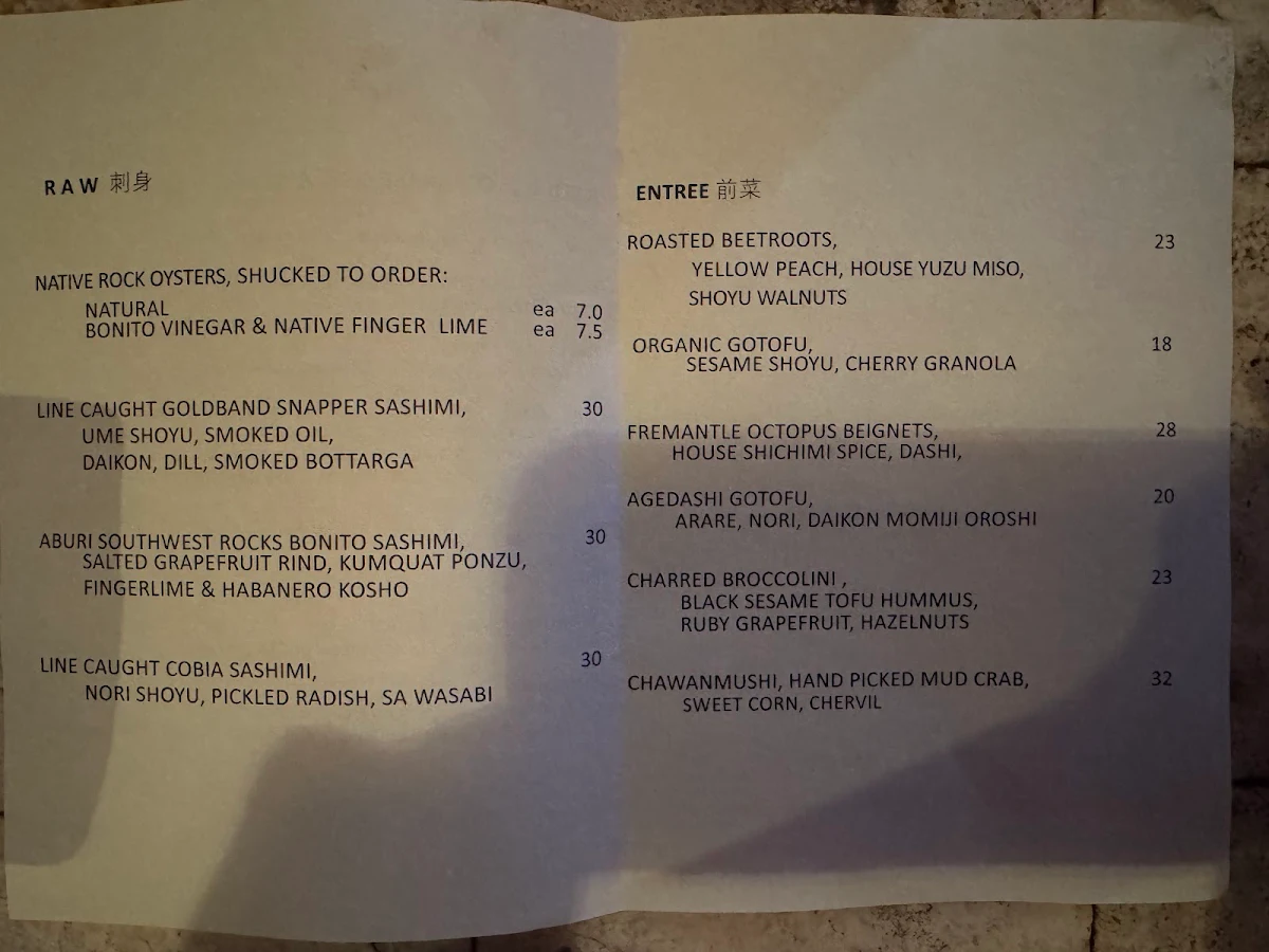 Menu, ANEKAWA