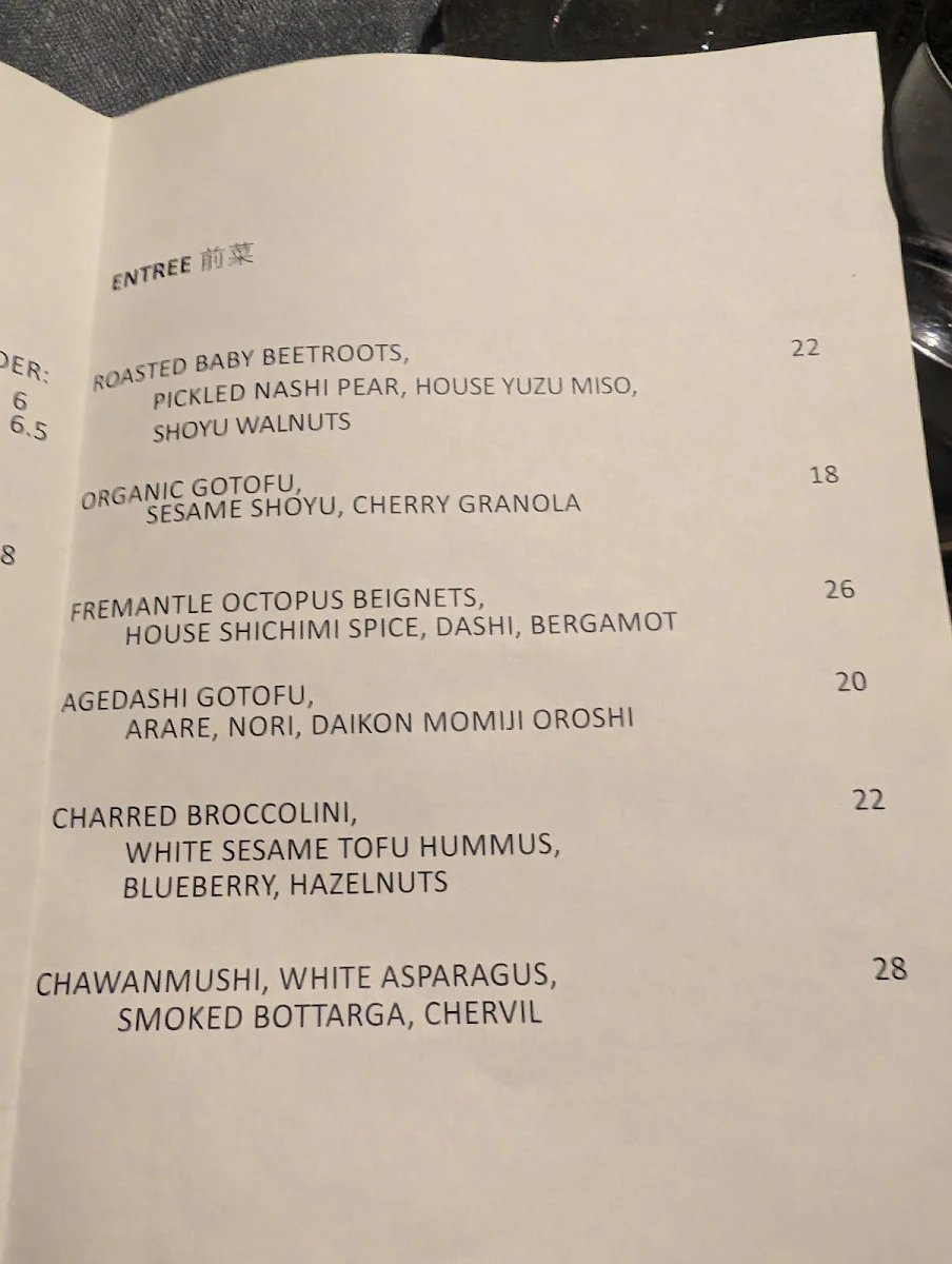 Menu, ANEKAWA