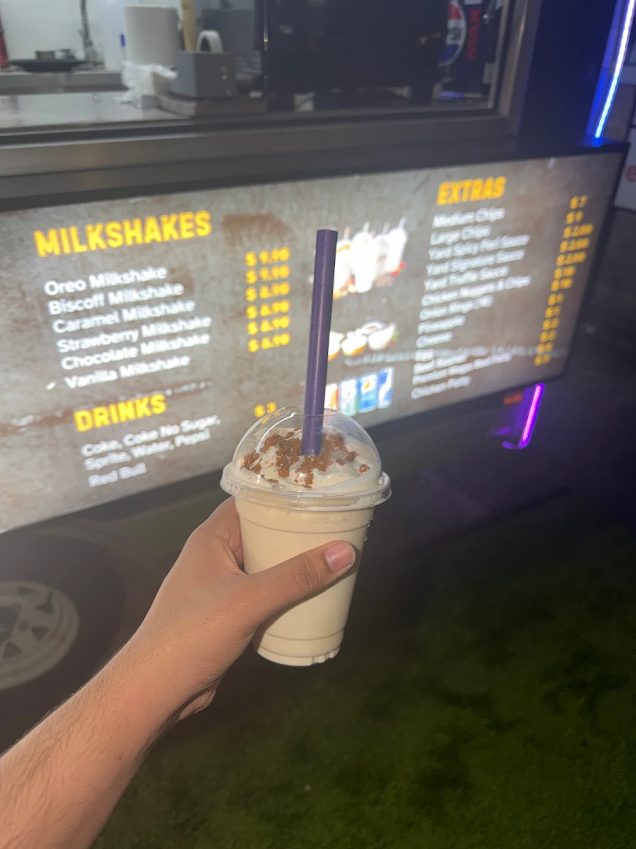Menu, Burger Yard