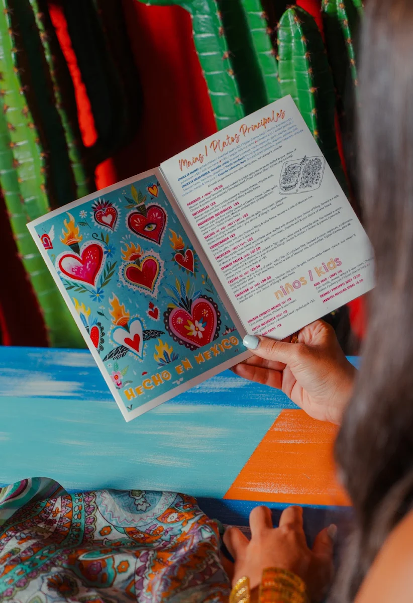 Menu, Hecho En Mexico Eltham