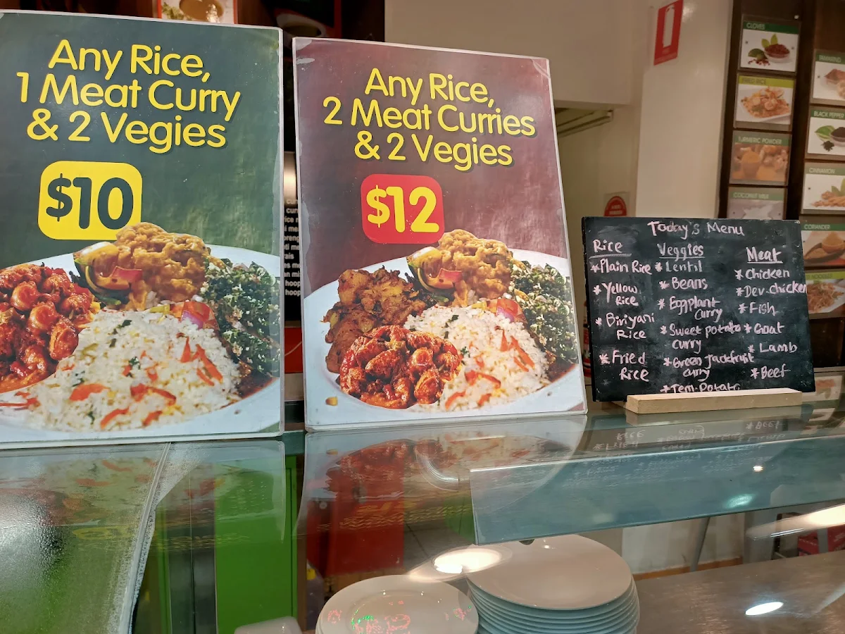 Menu, Ceylon Wok