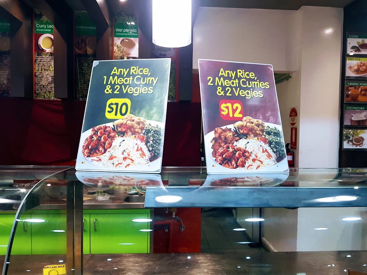Menu, Ceylon Wok