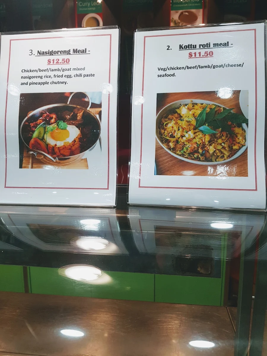 Menu, Ceylon Wok