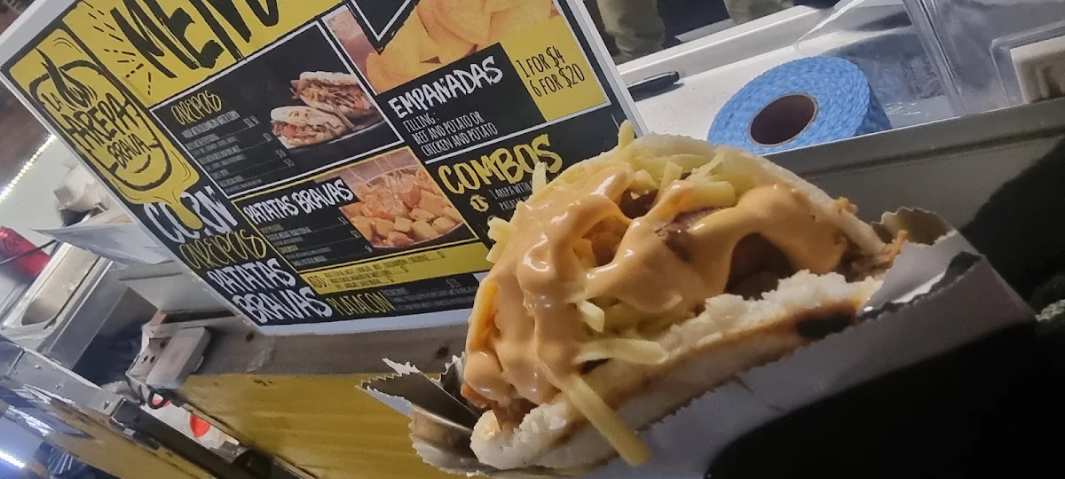 Menu, La Arepa Brava