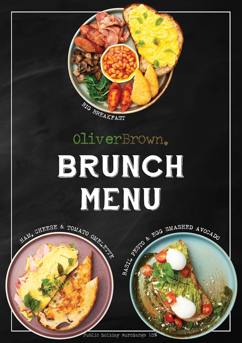 Menu, Oliver Brown
