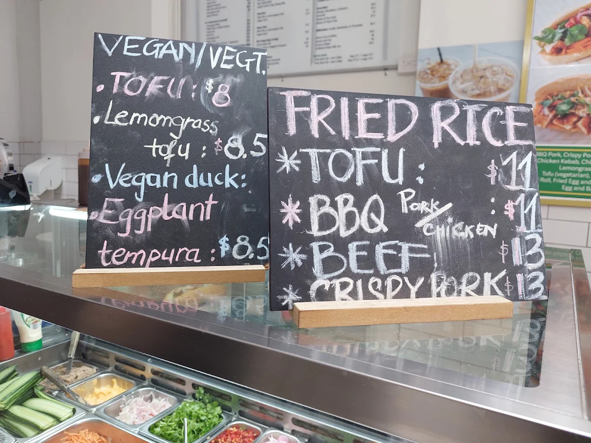 Menu, Tasty Banh Mi