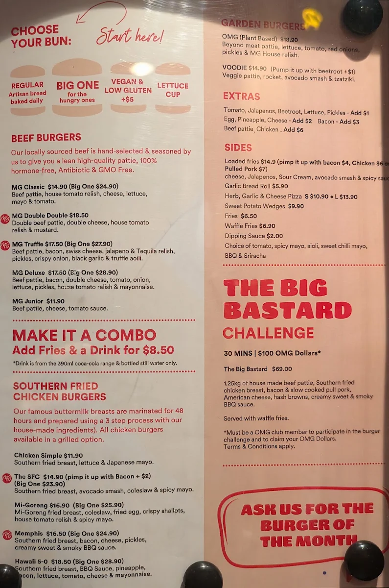 Menu, My Goodness