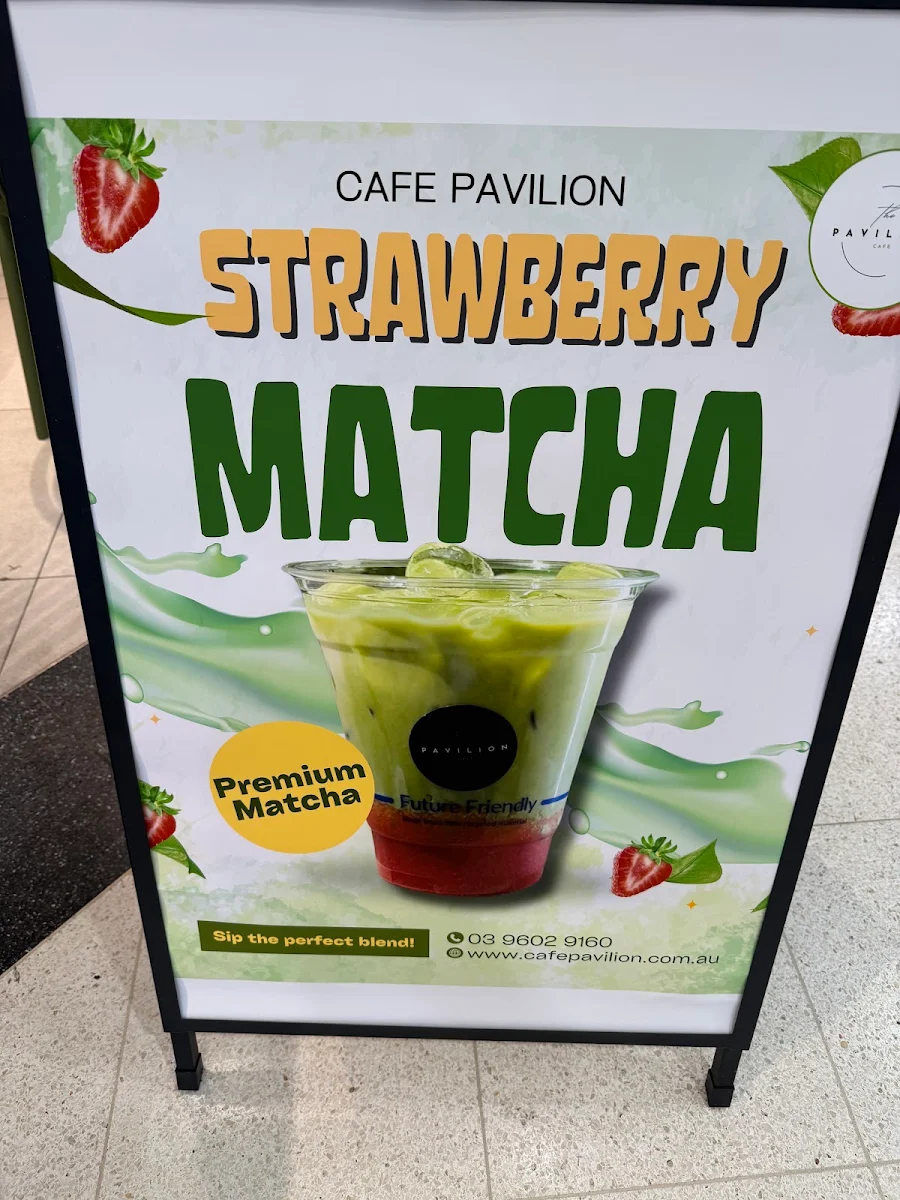 Menu, Pavilion Cafe