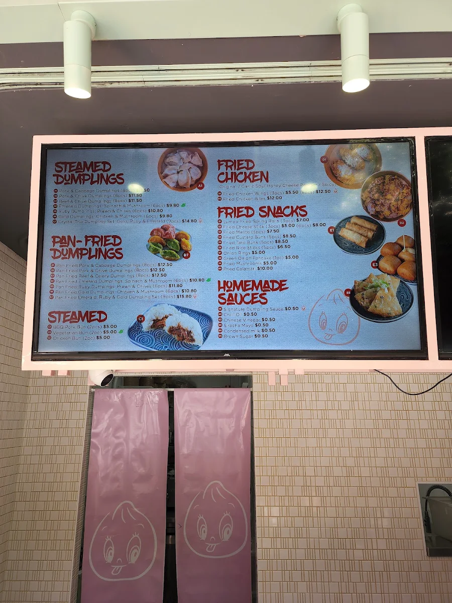 Menu, Baby Bao Edmondson Park