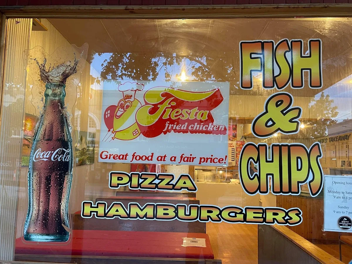 Menu, Neds Takeaway